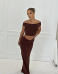 Elara Skirt 16, Brown