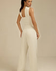 Aurora Charm - Wide Neckband Sleeveless Top Fabslay