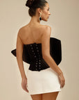Dolly Skirt - Sleek Plain Mini Skirt White Fabslay