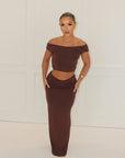 Elara Skirt 12, Brown