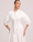 cotton white dress