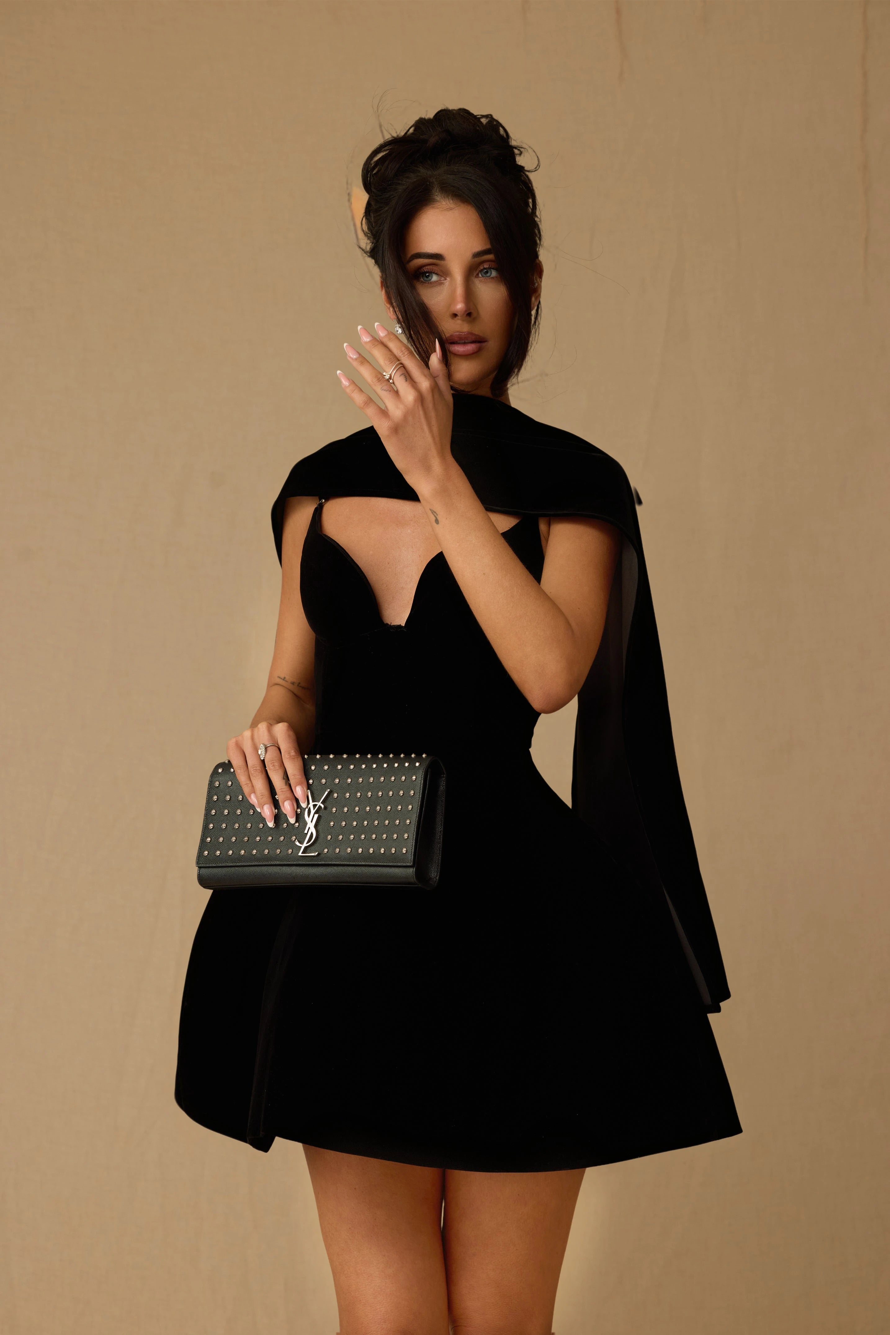 Black Fit and Flare Mini Dress - Classic Black Style for Any